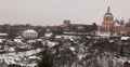 Houses and Kremlin wall. Smolensk. Russia.