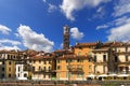 Houses and Lamberti Tower - Verona Italy