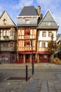 Houses in Lannion Royalty Free Stock Photo