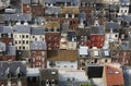 Houses in Le Treport Royalty Free Stock Photo