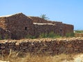 houses made of stone in Lampedusa Royalty Free Stock Photo