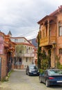 Houses in mediaeval quarter in Tbilisi, Georgia