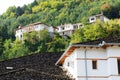 The houses in Metsovo Greek village