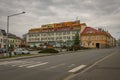 Houses in Moravia cloudy day in Vitkov CZ 03 09 2024