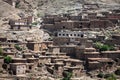 Houses in the mountains close to Imlil in Toubkal National Park, Morocco Royalty Free Stock Photo