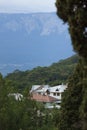 Houses in the mountains Royalty Free Stock Photo