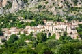 Houses in Moustiers Sainte Marie village view in Provence Royalty Free Stock Photo