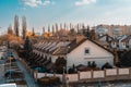 Houses in Naramowice Disctrict, Poznan, Poland Royalty Free Stock Photo