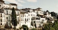 Houses near precipice in Ronda, Spain