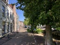 Houses next to a canal in Bolsward