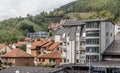 Houses of Nova Varos, Serb Royalty Free Stock Photo