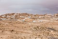 Houses in oasis in Sahara desert, Tunisia Royalty Free Stock Photo