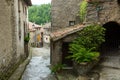 Houses in old catalan village. Rupit i Pruit