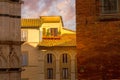 Houses of old town Siena, Tuscany, Italy Royalty Free Stock Photo