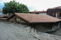 Houses of the old town of Sozopol, Bulgaria Royalty Free Stock Photo