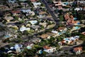 Houses from Overhead Aerial Neighborhood Development