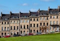 Houses overlooking a park