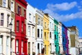 Colourful houses in London Royalty Free Stock Photo