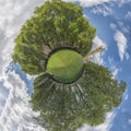 Houses of Parlaiment in the park, - 360 degree panorama
