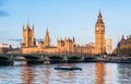 Houses of Parliament and Big Ben in London Royalty Free Stock Photo