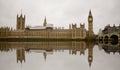 Houses of Parliament and Big Ben on the River Thames Royalty Free Stock Photo