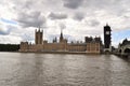 Houses of Parliament, Big Ben and River Thames, daytime view, London, England Royalty Free Stock Photo