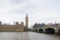 Houses of parliament with Big Ben tower and Westminster bridge in London, UK Royalty Free Stock Photo