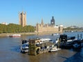 Houses of Parliament or Palace of Westminster on the River Thames, London, United Kingdom