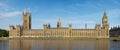 Houses of Parliament on a sunny day Royalty Free Stock Photo