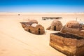 The houses from planet Tatouine - Star Wars film set,Nefta Tunis Royalty Free Stock Photo