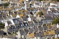 Houses on Portland, Dorset Royalty Free Stock Photo