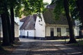 Houses in Princely Beguinage Ten Wijngaerde complex in Bruges, Belgium Royalty Free Stock Photo