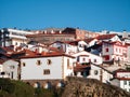 Houses in Puerto Viejo of Algorta Royalty Free Stock Photo