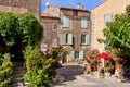 Houses of a quaint village in Provence, France