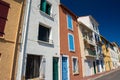 Houses on quay in Port Vendres Royalty Free Stock Photo