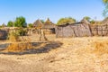 Houses in Rashid, Sudan Royalty Free Stock Photo