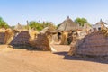 Houses in Rashid, Sudan Royalty Free Stock Photo