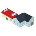 Houses real estate isometric