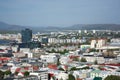 Houses in Reykjavik from above, Iceland Royalty Free Stock Photo