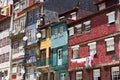 Houses of Ribeira Square located in the heart of Porto, Portugal