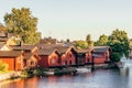 Wooden Houses on the river