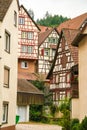 Houses in schiltach black forest, Germany Royalty Free Stock Photo