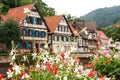 Houses in schiltach black forest, Germany Royalty Free Stock Photo