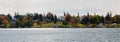 Houses on Shore of Skaneateles Lake in Skaneateles, New York