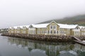 Houses in SiglufjÃÂ¶rdur, former center of herring fishing in the north of Iceland