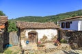 Houses in Sirince village in Izmir, Turkey Royalty Free Stock Photo