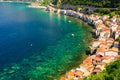 Houses in small fishing village Chianalea di Scilla, Calabria, I Royalty Free Stock Photo