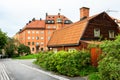 Houses at Sodermalm in Stockholm. Sweden