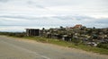 Houses in a South African township Royalty Free Stock Photo