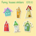 Houses stickers